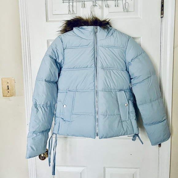 Wide Channel Short Puffer Jacket,Size XS - Picture 4 of 8